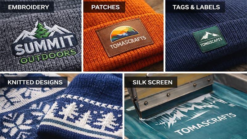 Application Methods for Beanie Logo Customization Techniques