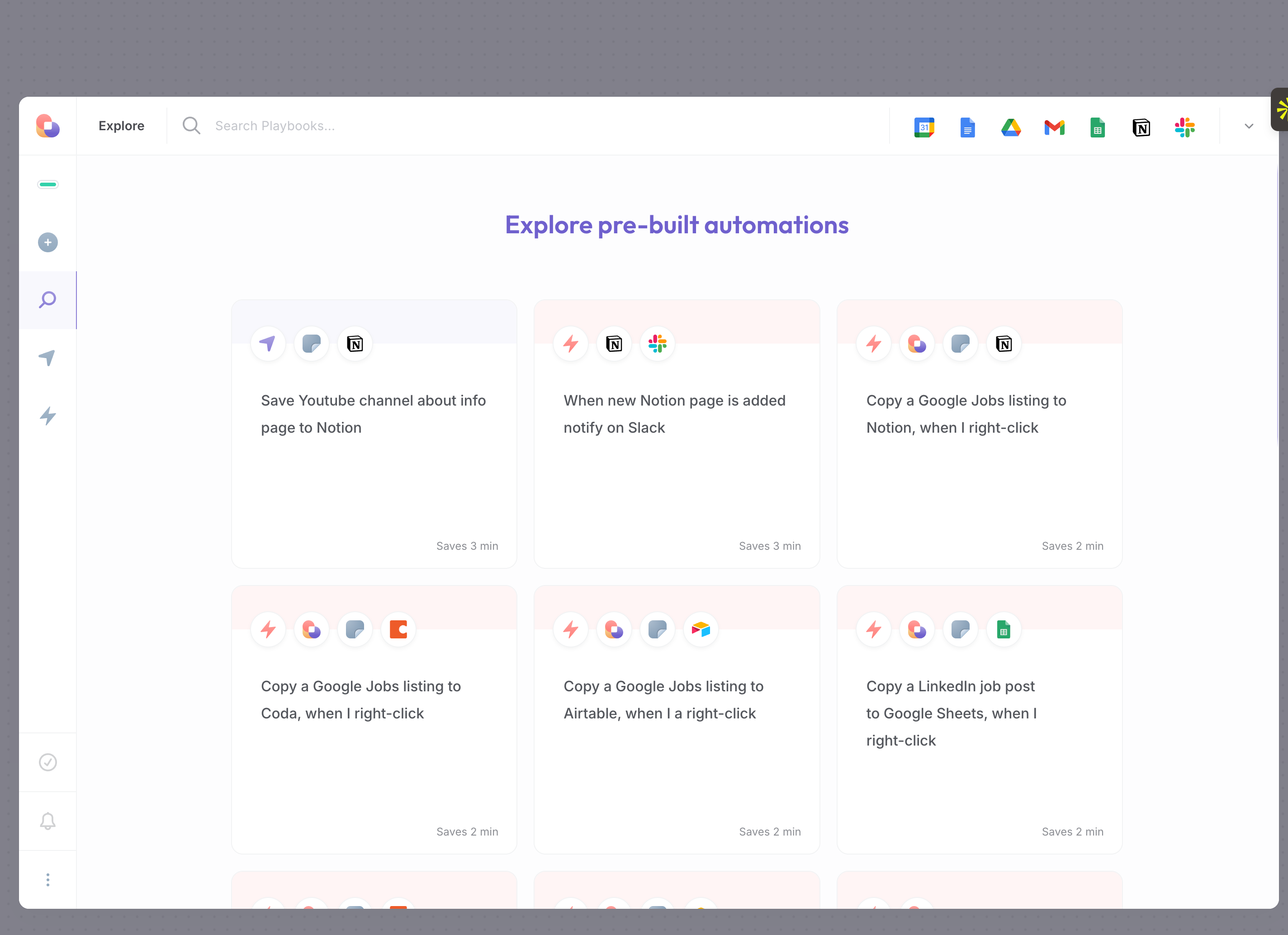 Bardeen workflow automation interface showing browser-based task connections
