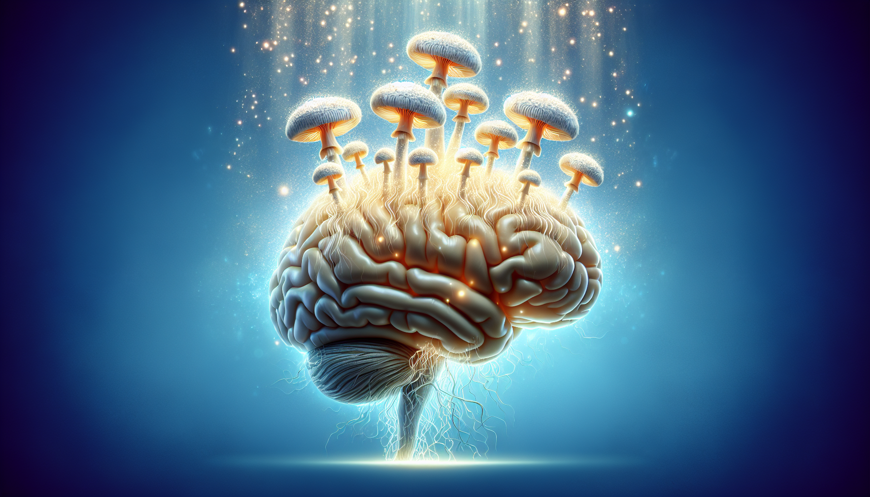 Illustration of brain health and cognitive function