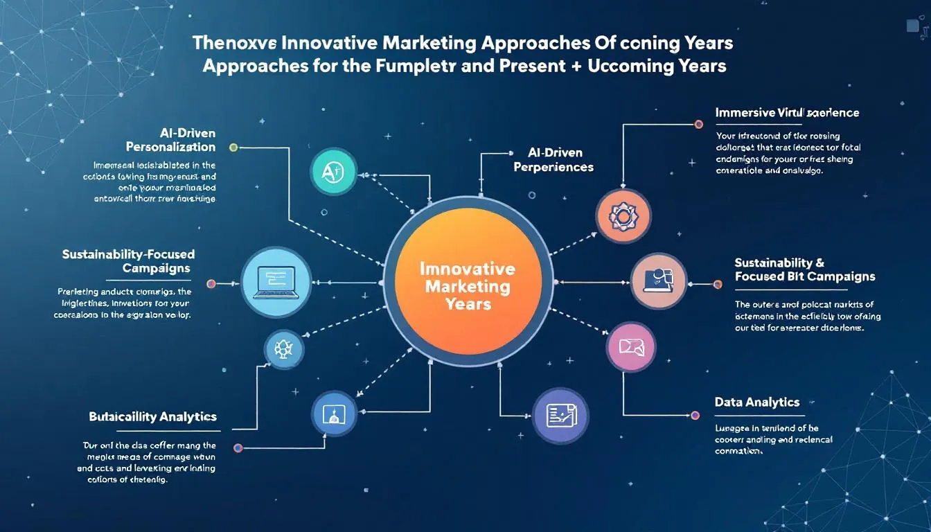 The image showcases a dynamic presentation on experimental marketing strategies, highlighting the importance of promotional marketing campaigns that create tailored solutions for global brands. It features an experienced team of marketing managers discussing innovative tactics to engage customers and drive results for successful campaigns in the future.