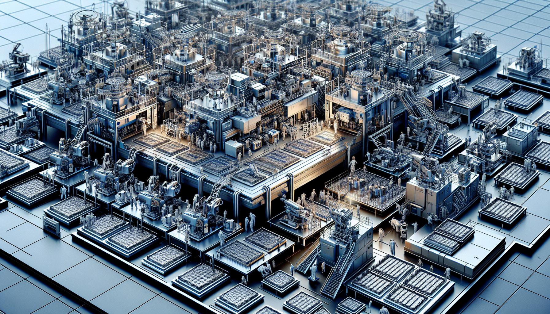 Illustration of MEMS fabrication process