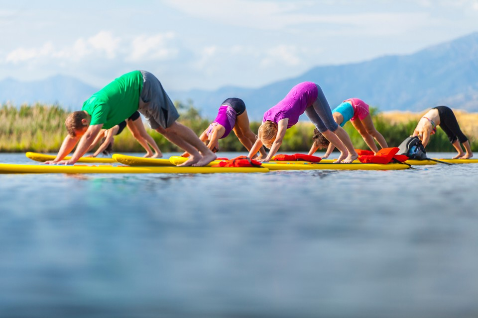 yoga paddle boards