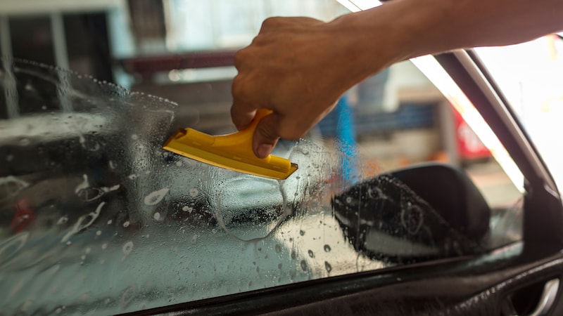 Gentle wiping of window tints helps cleans them