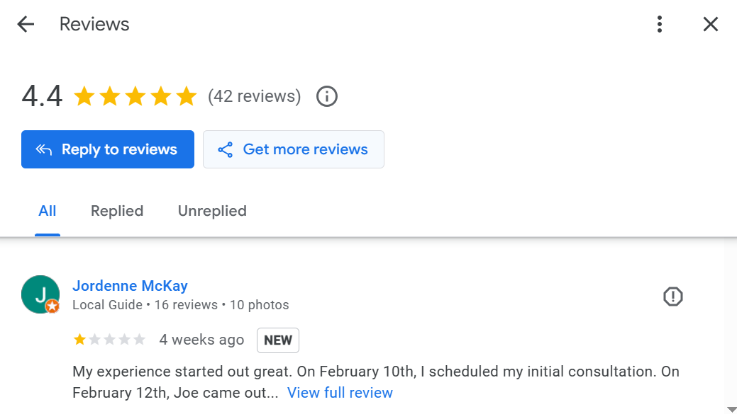 Google Ads for Contractors - 4 Strong reviews