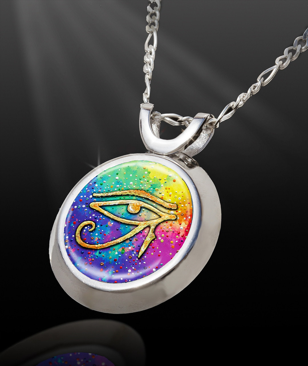 The Eye Of Horus Evil Eye Protection Necklace By Energy Artist Julia