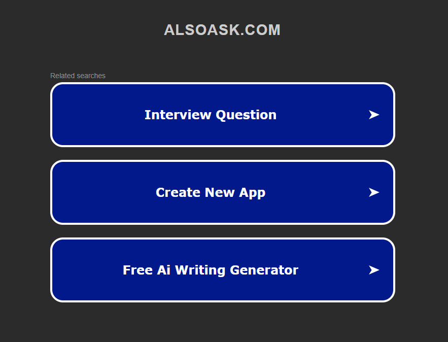 AlsoAsk - Content Creation Tool