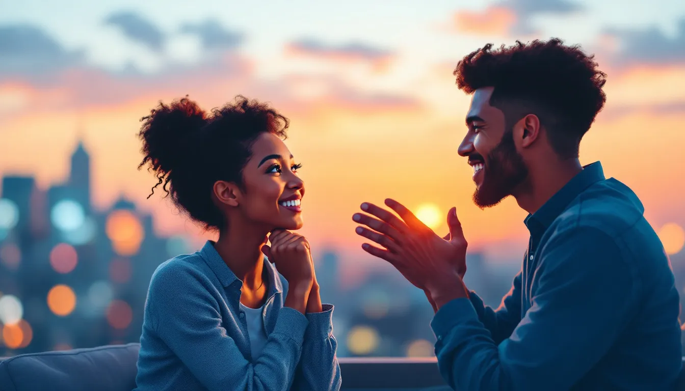 An illustration depicting a person actively listening during a conversation, enhancing communication skills.