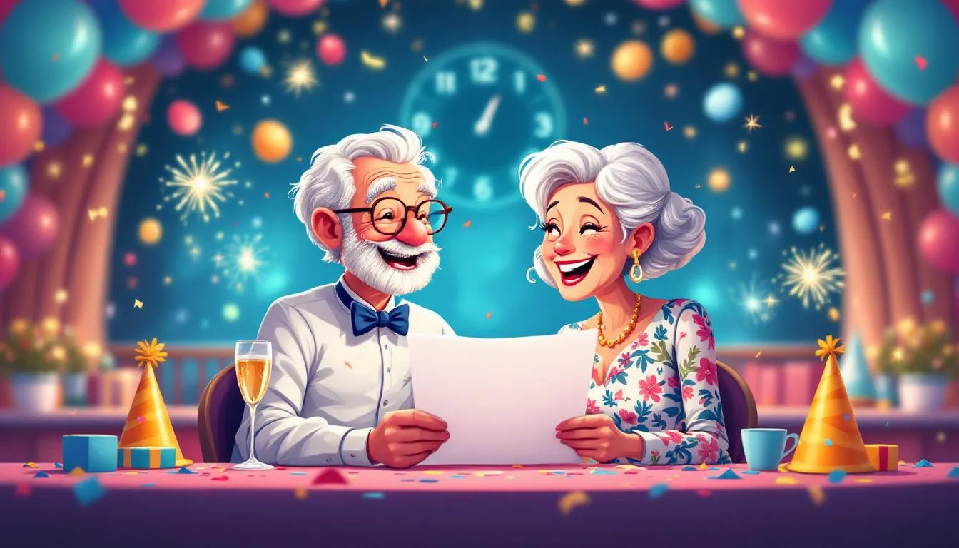 A senior couple discussing long-term care insurance considerations.