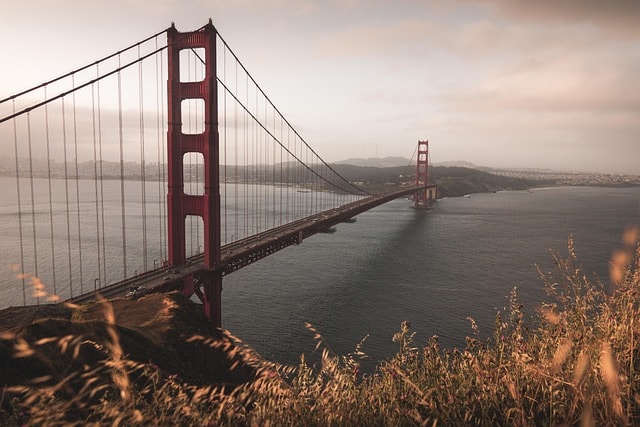 golden gate bridge, san francisco, suspension bridge