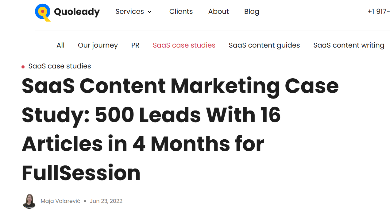 publish case studies