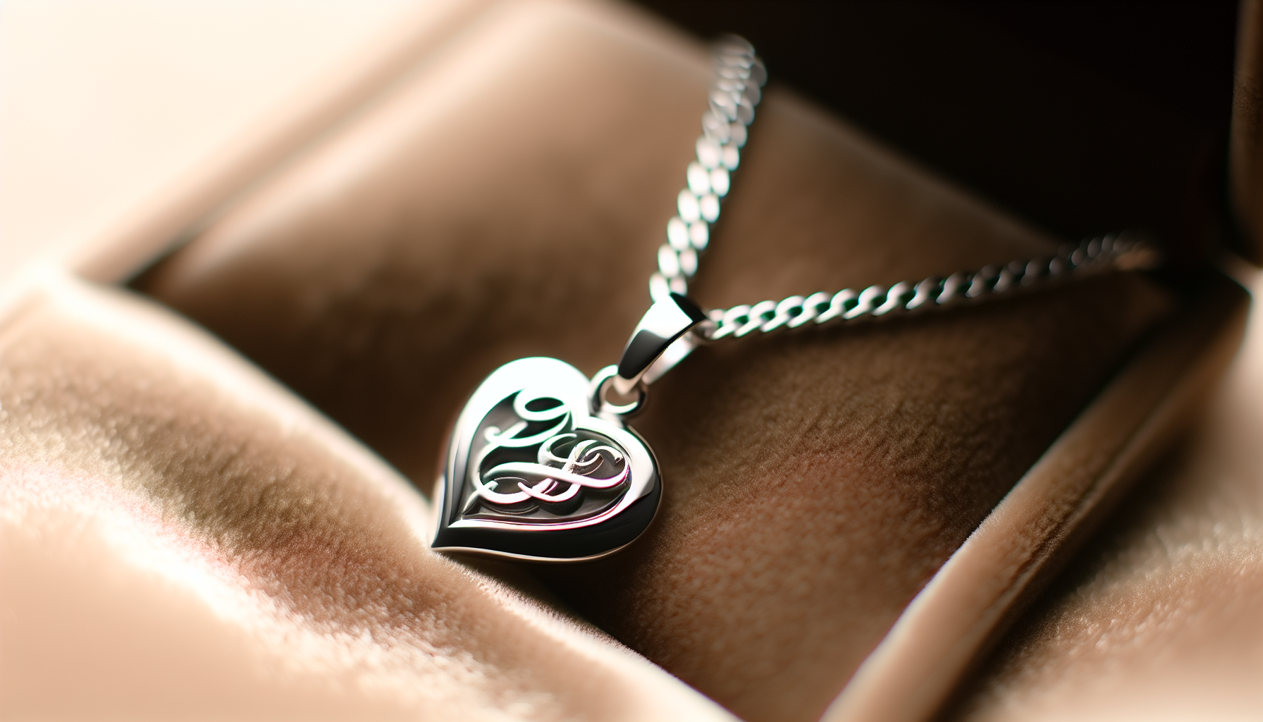 Personalized engraved pendant necklace