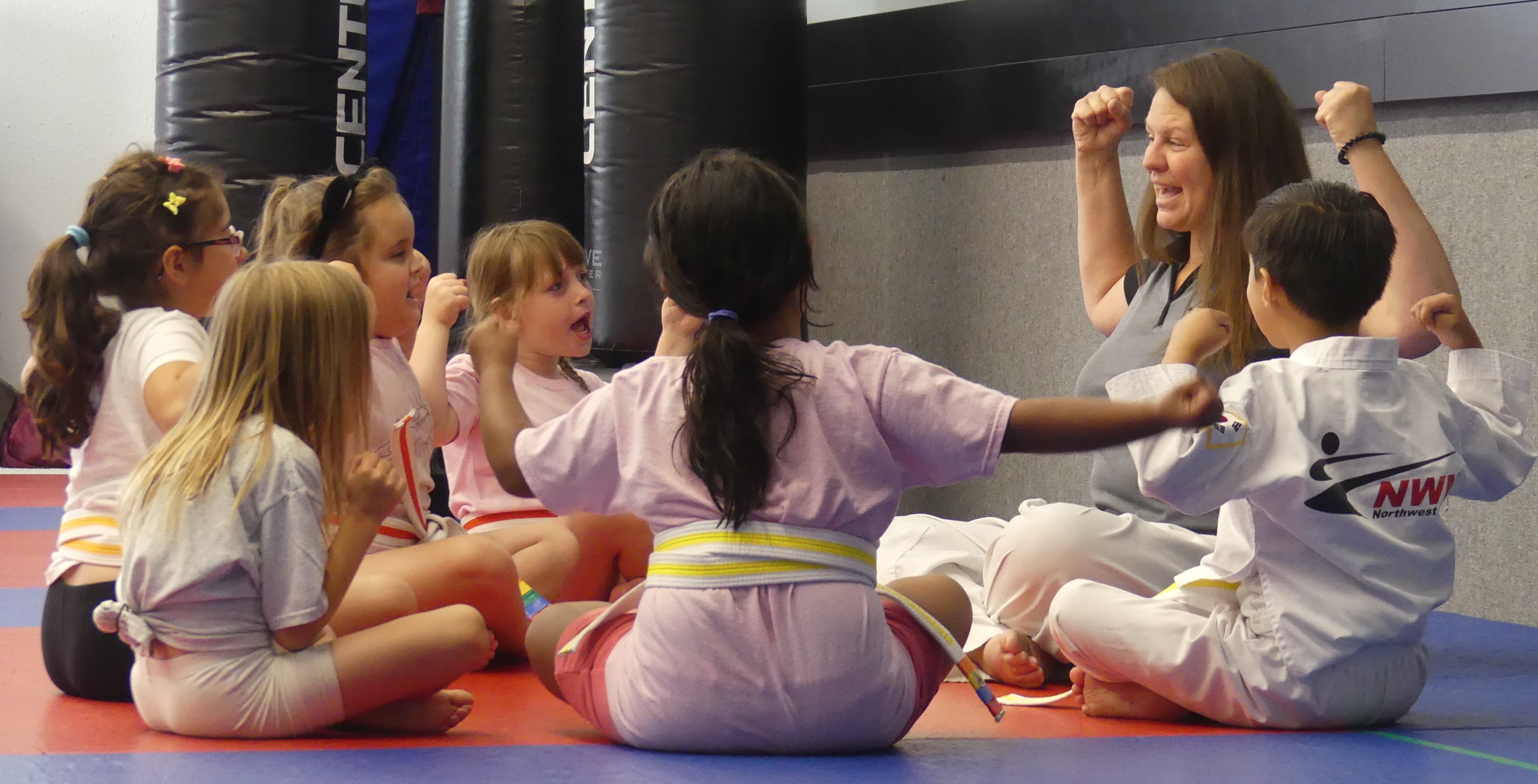 we have martial arts training for different age groups 