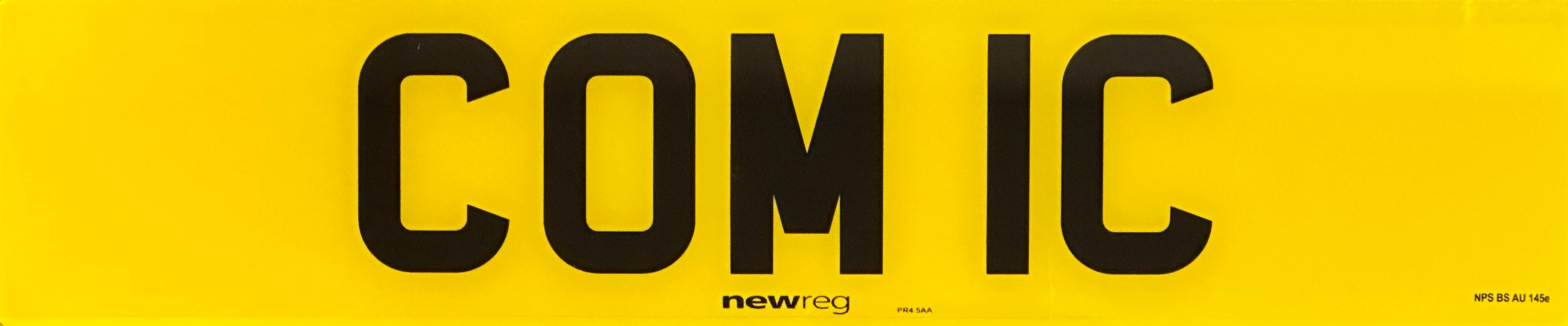 private number plates example COM 1C