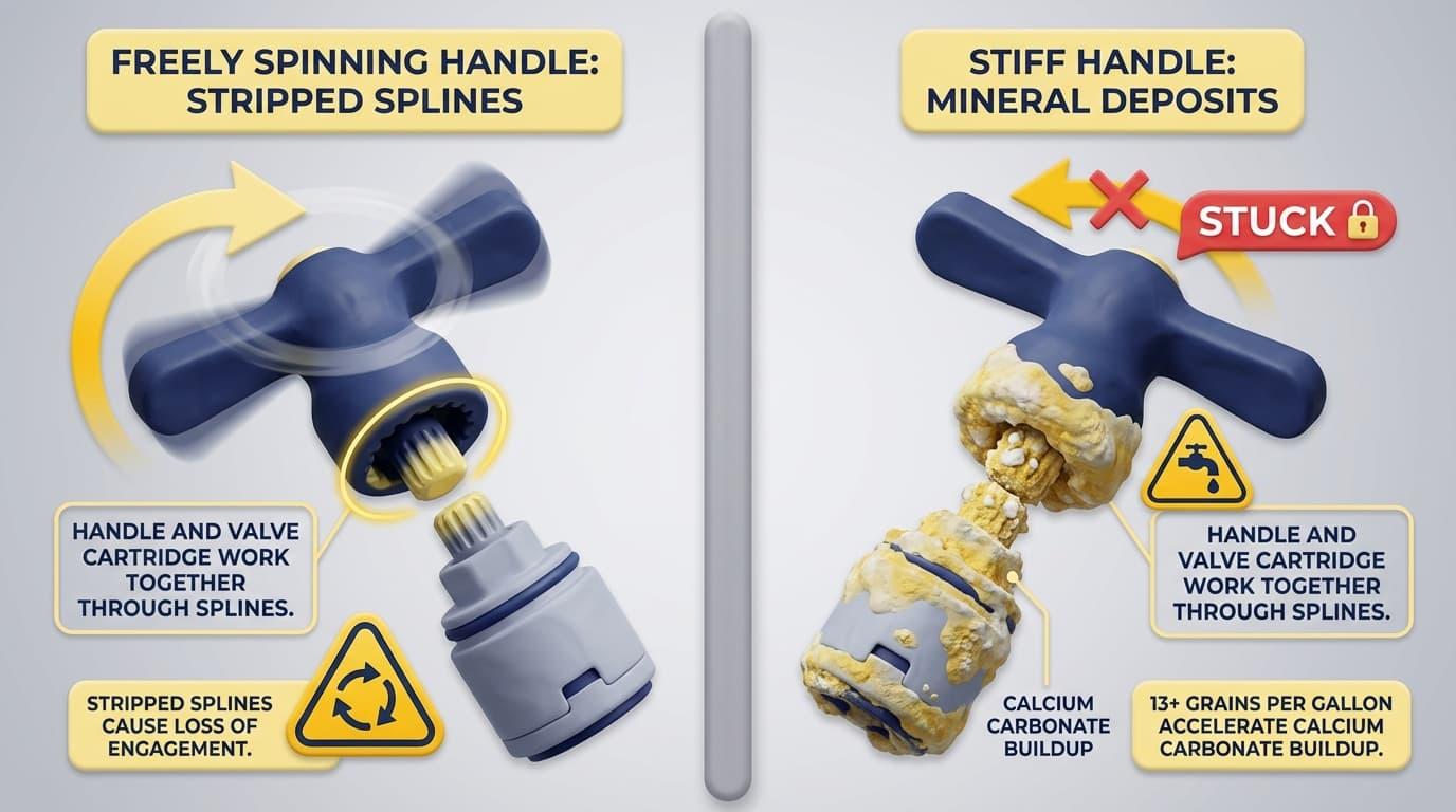 Why Does My Shower Handle Turn or Spin Without Starting the Water?