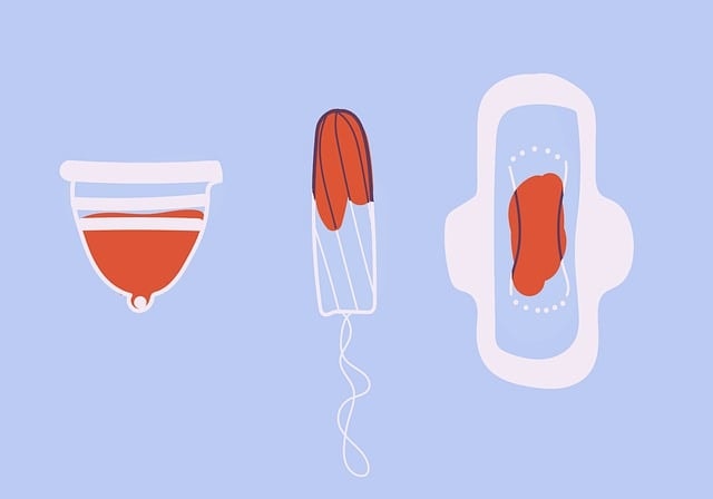 menstruation, pads, tampons, Menstrual cups