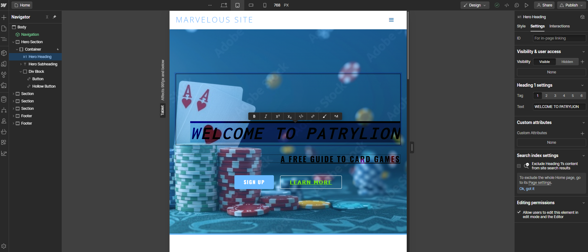 Similitude avec l'interface Figma - écran.