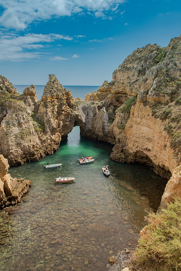 A view of the stunning beaches of Lagos Portugal