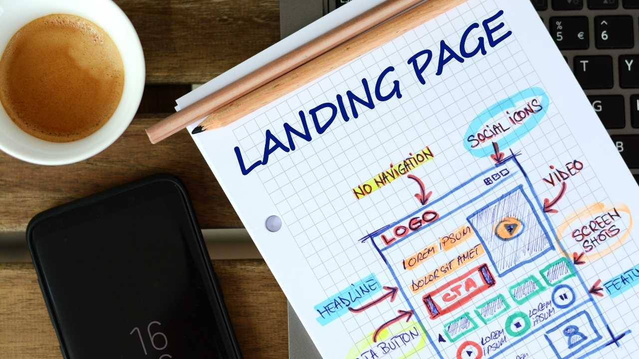 Landing page mock up
