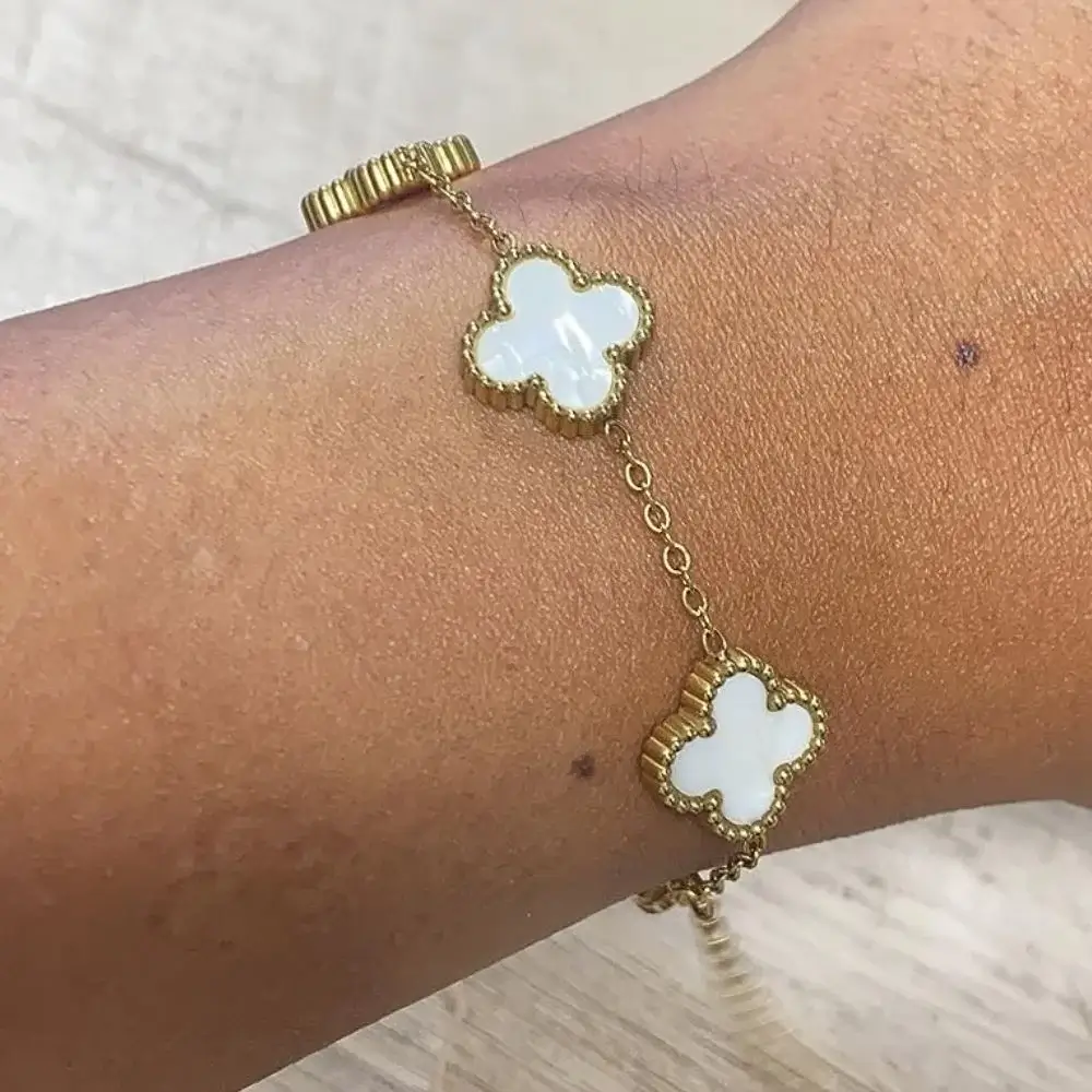 Get Noteworthy Style with Clover Bracelet: A Symbol of Luck and Beauty that Elevates Your Look