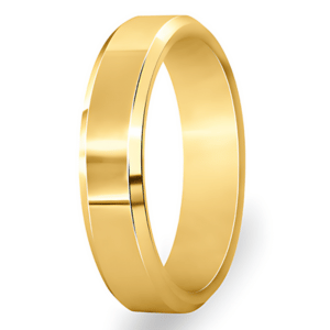 Vyriškas vestuvinis žiedas su briaunomis - fashiongold.lt