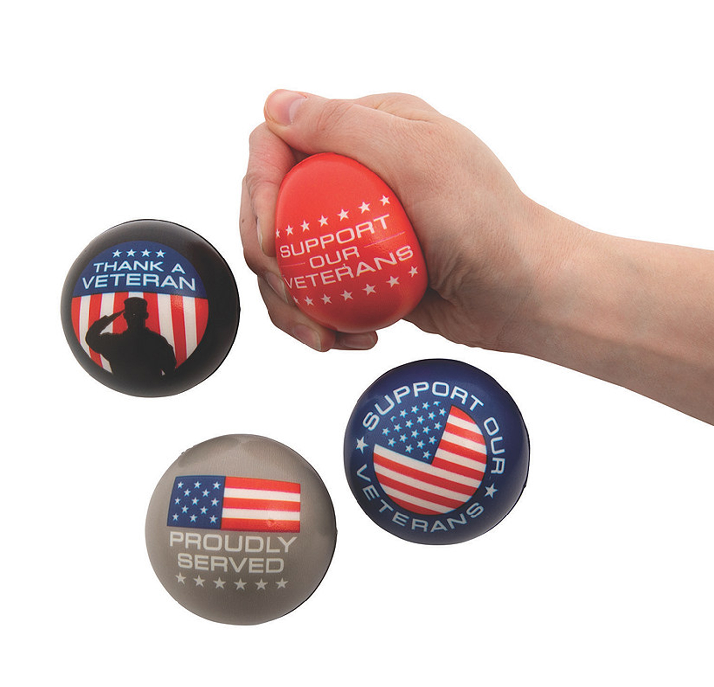 civil war themed stress balls