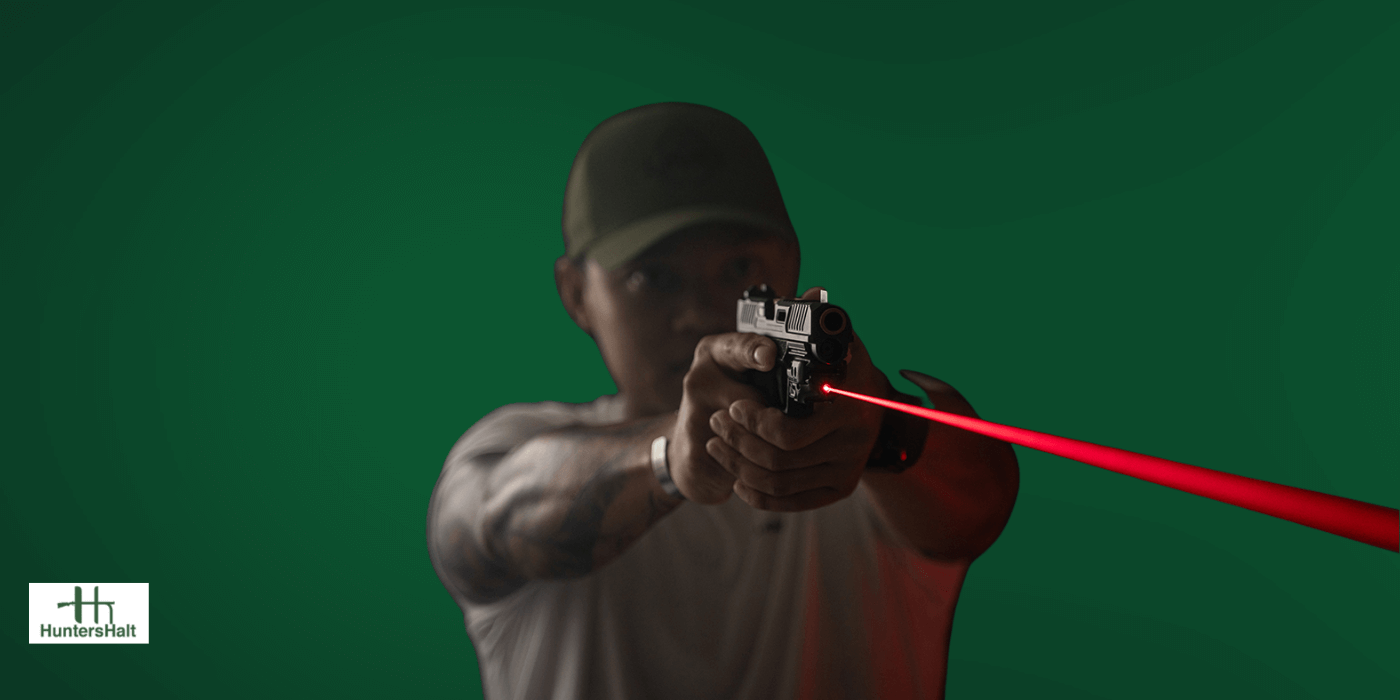 using laser sights to lock onto a target