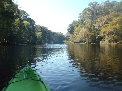 Kayaking Santa Fe River