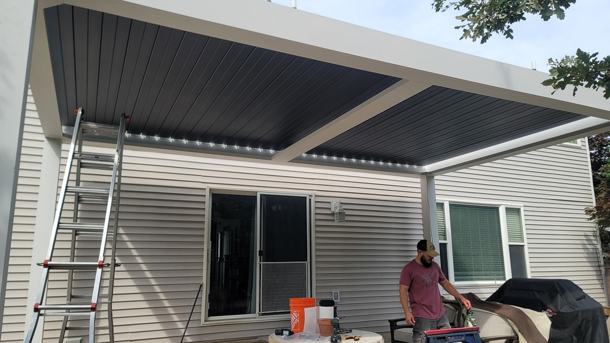 Pergolas can be installed as a diy kit or by a contractor.