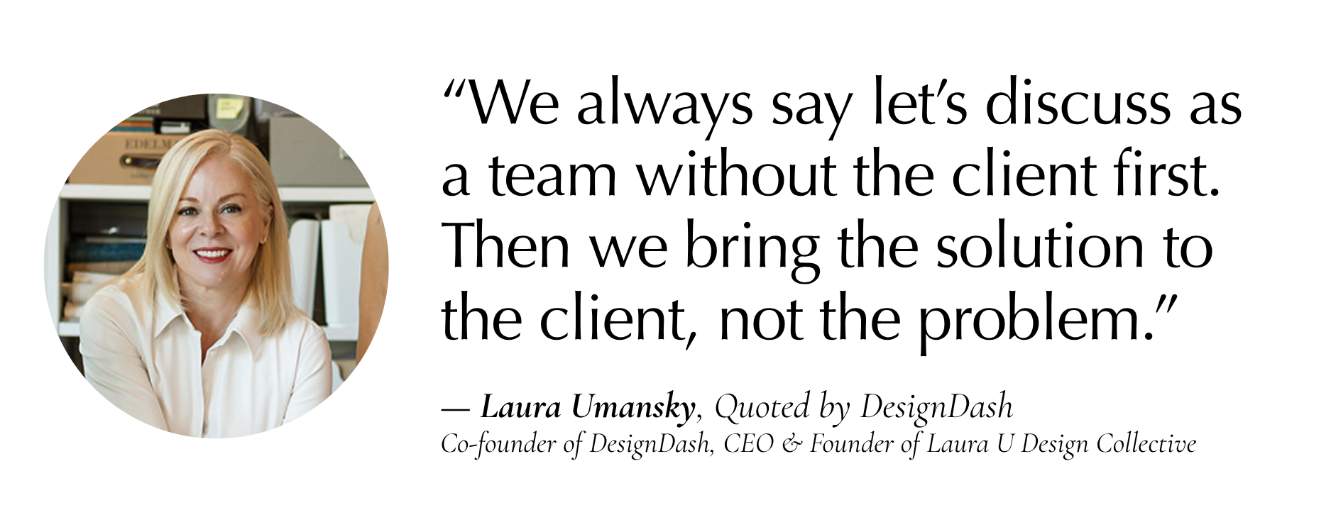 a quote from laura