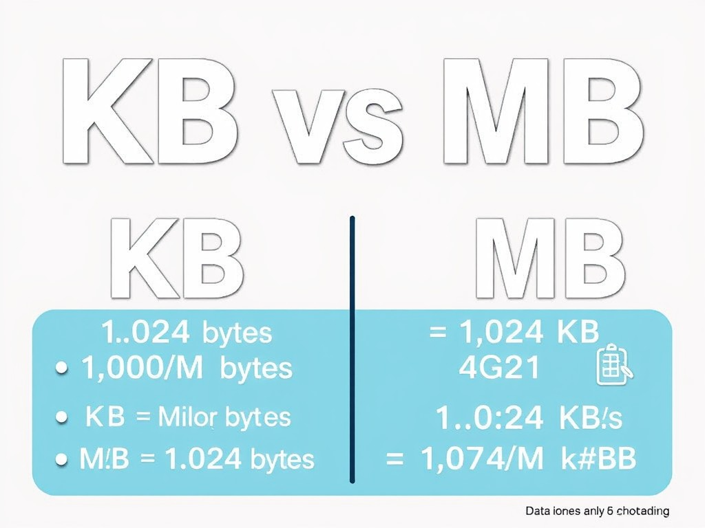 KB vs MB in Image File Size