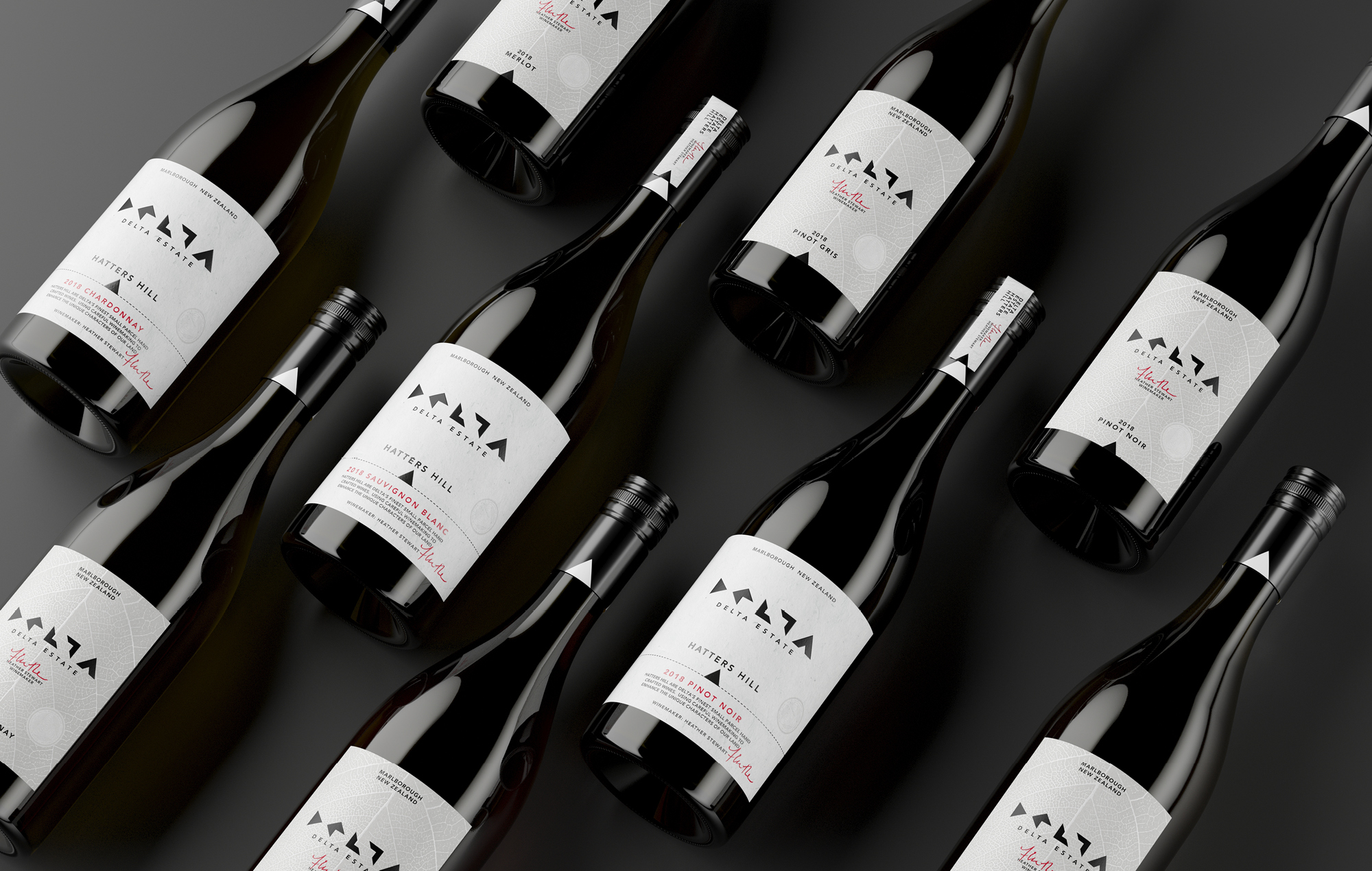 Delta Estate Wines Packaging Design