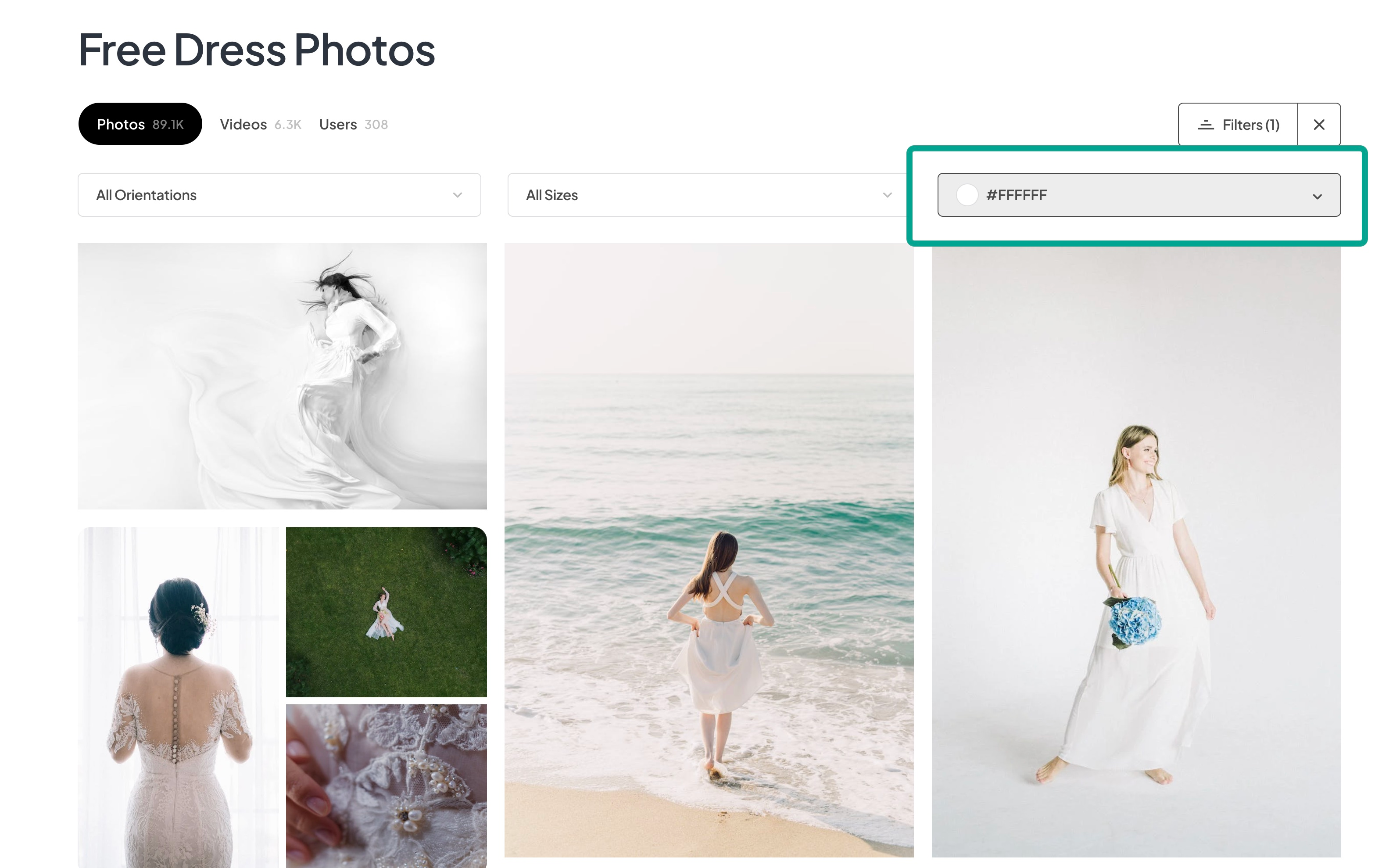 Search results for white image