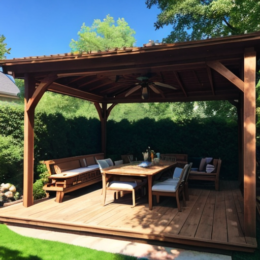 Direct Sunlight or a shaded area.  A pergola can be a perfect focal point for your outdoor living space.