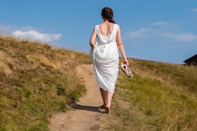 Regular grounding by walking barefoot in nature