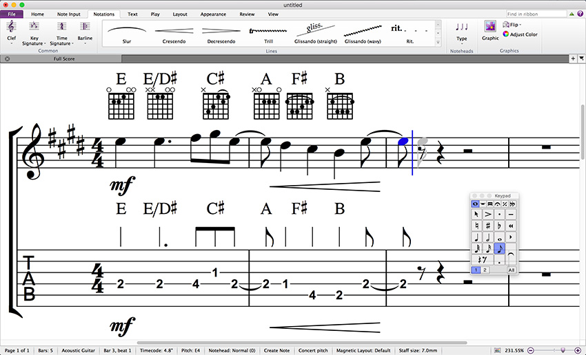 sibelius music notation software