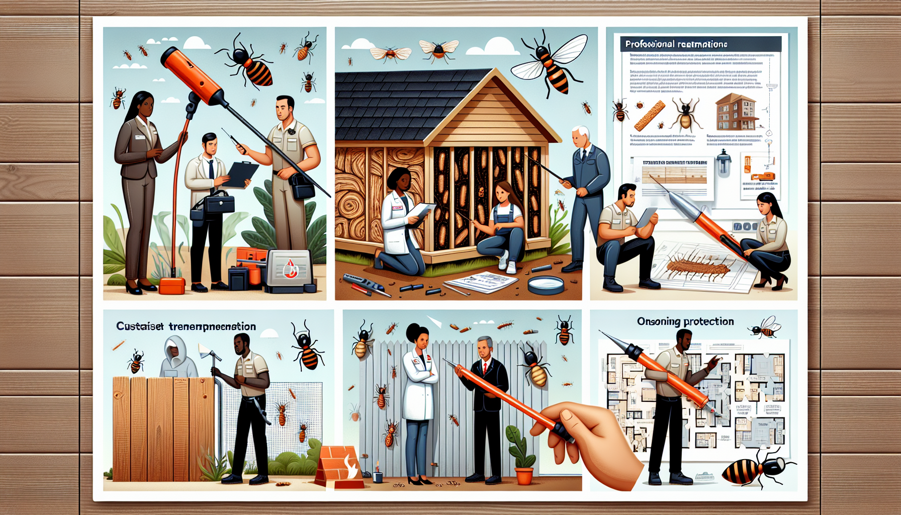 Professional pest management for termite prevention