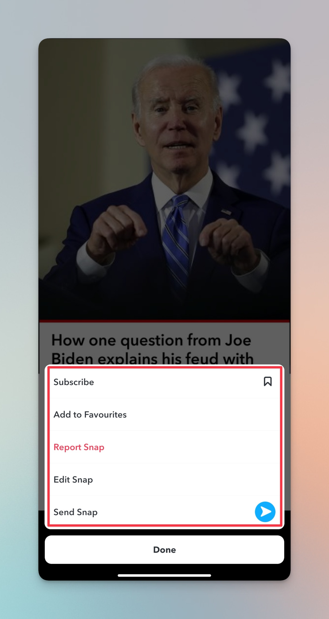 Remote.tools shows snapchat story settings