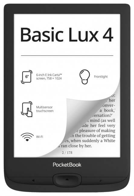 PocketBook Basic Lux 4 czarny.