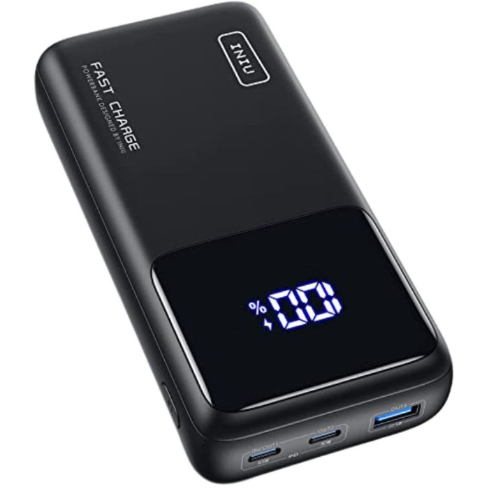 INIU Power Bank, 25000mAh/65W USB C Laptop Portable Charger