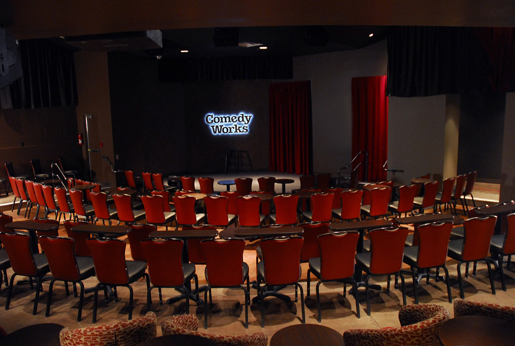 The interior of Comedy Works, a popular comedy club in Denver 