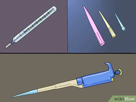 Illustration of pipette calibration and maintenance