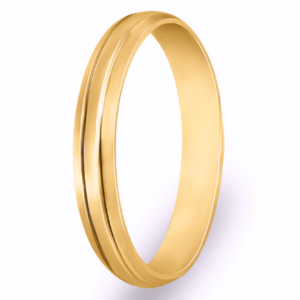 Geltono aukso vyriški vestuviniai žiedai - fashiongold.lt