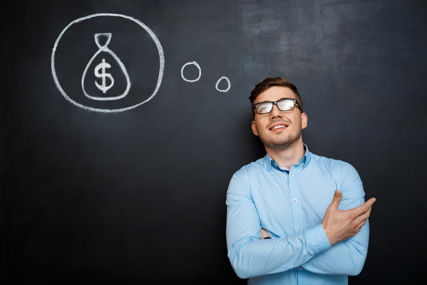 man trying to understand his realistic dropshipping salary