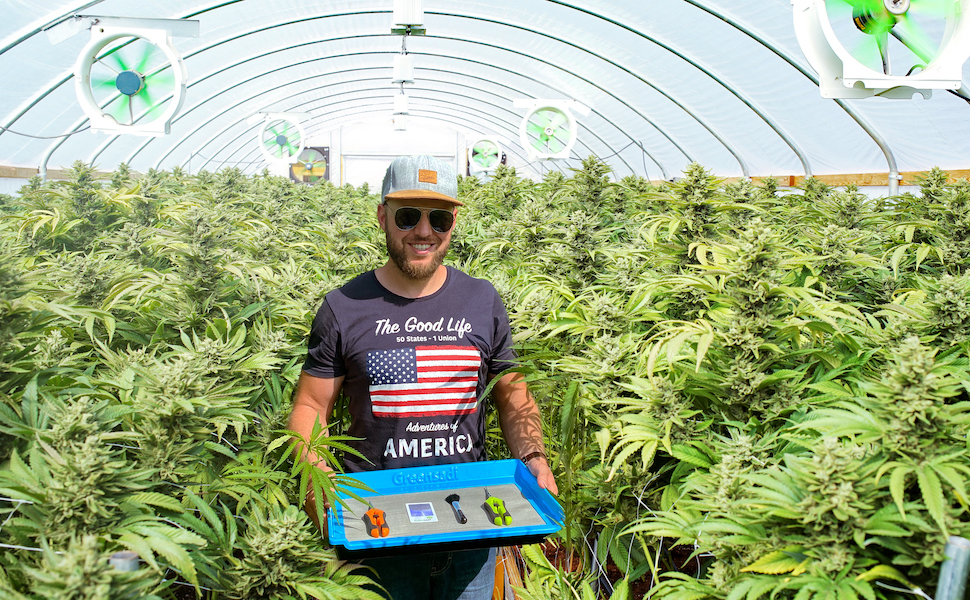 Heavy Harvest Trim Tray for efficient trimming