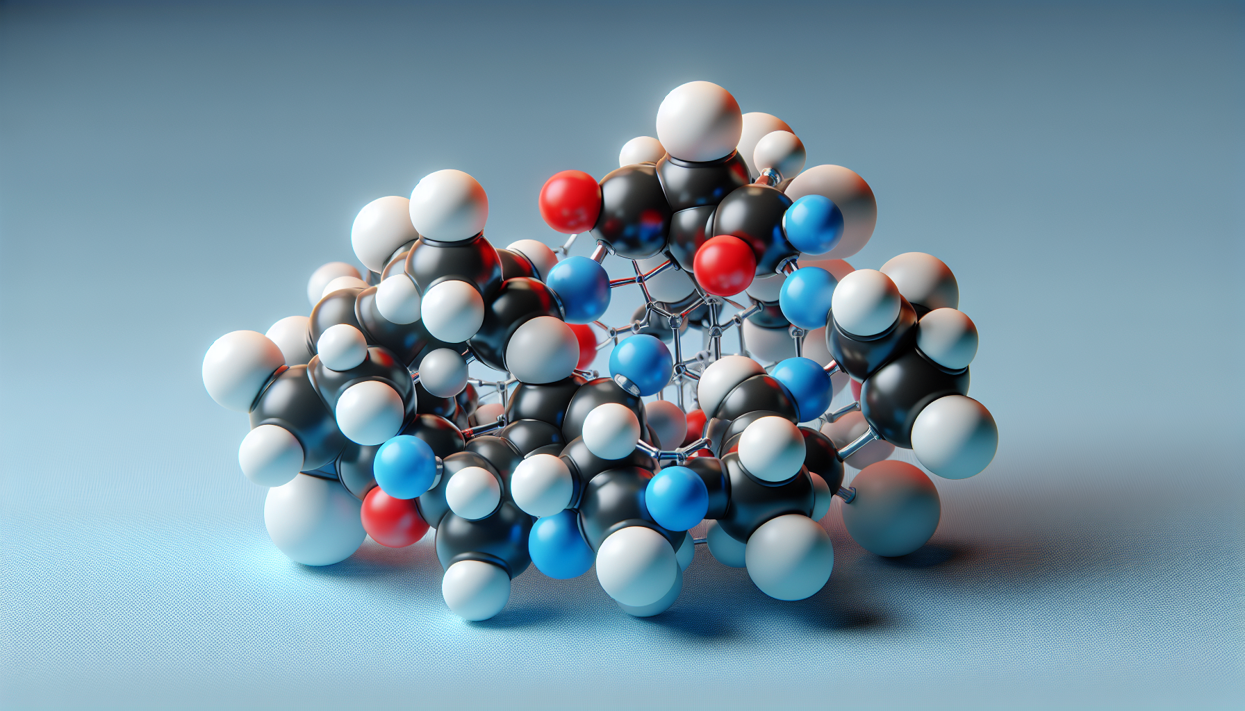 Molecular structure of creatine monohydrate