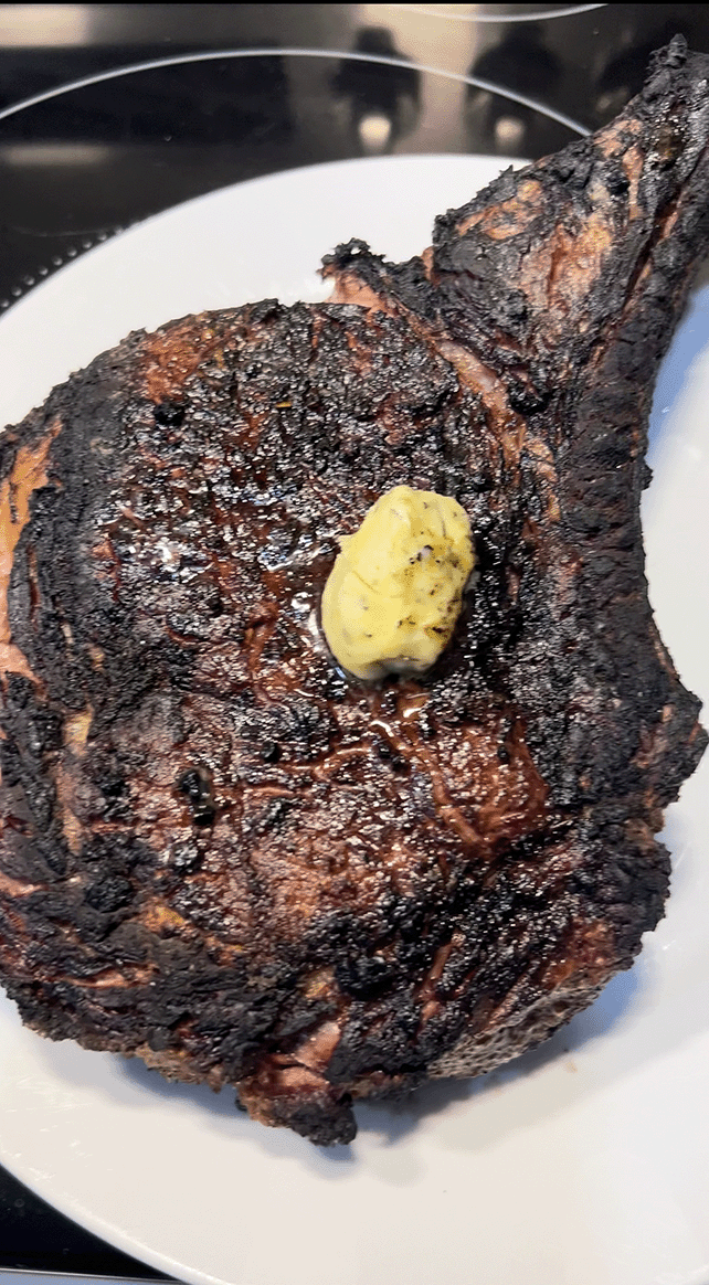 Herbed Compound Butter on a Ribeye with Wurzpott Paprika Coffee Rub