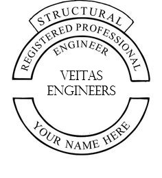 Licensed engineer stamp example