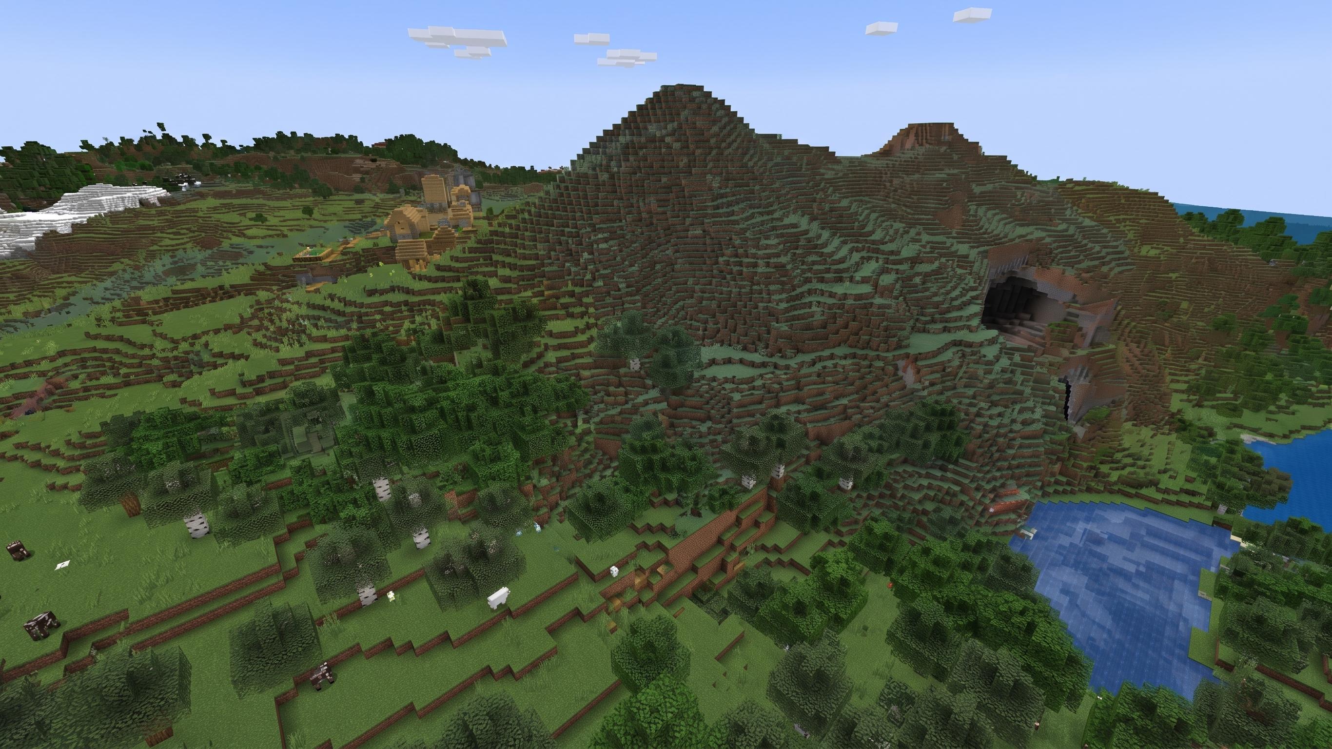 The Meadow Plains Hybrid Minecraft seeds
