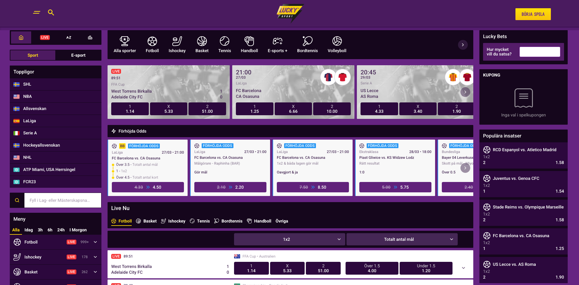 Lucky sports sportsbook