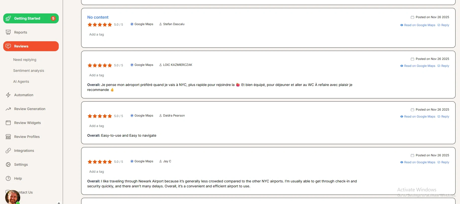 Review Management - ReviewFlowz